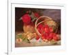 Still Life of Basket with Strawberries and Cherries, 1898-Eloise Harriet Stannard-Framed Giclee Print