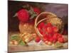 Still Life of Basket with Strawberries and Cherries, 1898-Eloise Harriet Stannard-Mounted Giclee Print