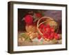 Still Life of Basket with Strawberries and Cherries, 1898-Eloise Harriet Stannard-Framed Giclee Print