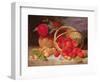 Still Life of Basket with Strawberries and Cherries, 1898-Eloise Harriet Stannard-Framed Giclee Print