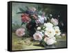 Still Life of Beautiful Flowers-Eugene Henri Cauchois-Framed Stretched Canvas