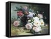 Still Life of Beautiful Flowers-Eugene Henri Cauchois-Framed Stretched Canvas