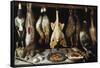 Still Life of Birds and Hares, 1643-Tomás Yepes-Framed Stretched Canvas