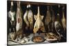 Still Life of Birds and Hares, 1643-Tomás Yepes-Stretched Canvas