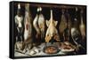 Still Life of Birds and Hares, 1643-Tomás Yepes-Framed Stretched Canvas