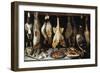 Still Life of Birds and Hares, 1643-Tomás Yepes-Framed Giclee Print