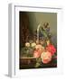 Still Life of Birds, Flowers and a Bird's Nest on a Table-Ellen Ladell-Framed Giclee Print