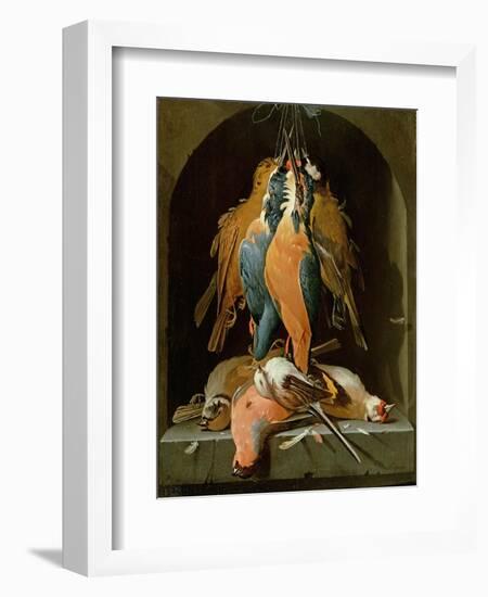 Still Life of Birds-Abraham Mignon-Framed Giclee Print