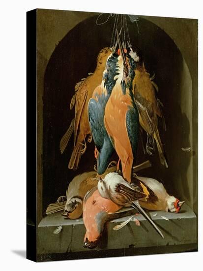 Still Life of Birds-Abraham Mignon-Stretched Canvas