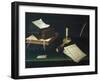 Still Life of Books and Letters-Lubin Baugin-Framed Giclee Print