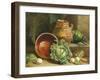 Still Life of Cabbages, Carrot and Turnips-William Hughes-Framed Giclee Print