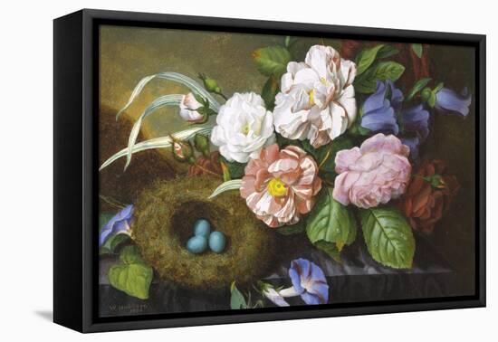 Still Life of Camelias-Woodleigh Marx Hubbard-Framed Stretched Canvas