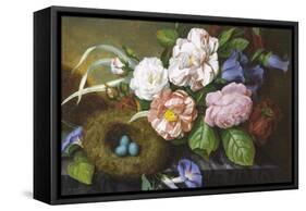 Still Life of Camelias-Woodleigh Marx Hubbard-Framed Stretched Canvas