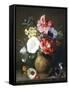 Still Life of Camellias and Anemone-Marc Henry-Framed Stretched Canvas