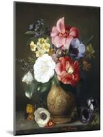 Still Life of Camellias and Anemone-Marc Henry-Mounted Giclee Print