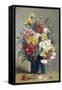 Still Life of Carnations-Eugene Henri Cauchois-Framed Stretched Canvas