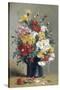 Still Life of Carnations-Eugene Henri Cauchois-Stretched Canvas