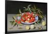 Still Life of Cherries and Peaches-Balthasar van der Ast-Framed Giclee Print