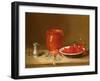 Still Life of Cherries in a Bowl-Antoine Vollon-Framed Giclee Print
