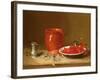 Still Life of Cherries in a Bowl-Antoine Vollon-Framed Giclee Print