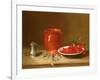 Still Life of Cherries in a Bowl-Antoine Vollon-Framed Giclee Print