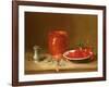 Still Life of Cherries in a Bowl-Antoine Vollon-Framed Giclee Print