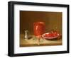 Still Life of Cherries in a Bowl-Antoine Vollon-Framed Giclee Print