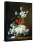 Still-Life of Christmas Roses-Charles Etienne Guerin-Framed Stretched Canvas