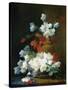 Still-Life of Christmas Roses-Charles Etienne Guerin-Stretched Canvas