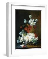 Still-Life of Christmas Roses-Charles Etienne Guerin-Framed Giclee Print