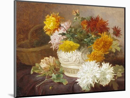 Still Life of Chrysanthemums-Eloise Harriet Stannard-Mounted Giclee Print