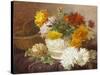 Still Life of Chrysanthemums-Eloise Harriet Stannard-Stretched Canvas