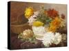 Still Life of Chrysanthemums-Eloise Harriet Stannard-Stretched Canvas