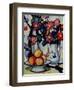 Still Life of Dahlias and Fruit, c.1910-12-Samuel John Peploe-Framed Giclee Print