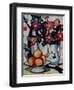 Still Life of Dahlias and Fruit, c.1910-12-Samuel John Peploe-Framed Giclee Print