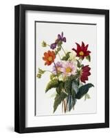 Still Life of Dahlias-Georgius van Os-Framed Giclee Print