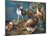 Still Life of Dead Game with Hounds, 1730-Alexandre-Francois Desportes-Mounted Giclee Print