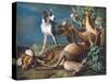 Still Life of Dead Game with Hounds, 1730-Alexandre-Francois Desportes-Stretched Canvas