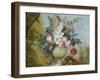 Still Life of Exotic Flowers in an Urn-null-Framed Giclee Print