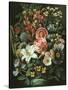 Still Life of Exotic Flowers-Elise Bruyere-Stretched Canvas