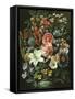 Still Life of Exotic Flowers-Elise Bruyere-Framed Stretched Canvas