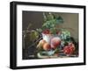 Still Life of Figs, Peaches and Rapberries-Carl Balsgaard-Framed Giclee Print