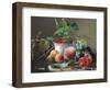 Still Life of Figs, Peaches and Rapberries-Carl Balsgaard-Framed Giclee Print