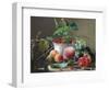 Still Life of Figs, Peaches and Rapberries-Carl Balsgaard-Framed Giclee Print