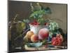 Still Life of Figs, Peaches and Rapberries-Carl Balsgaard-Mounted Giclee Print