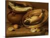 Still Life of Fish and Lemons-Clara Peeters-Stretched Canvas