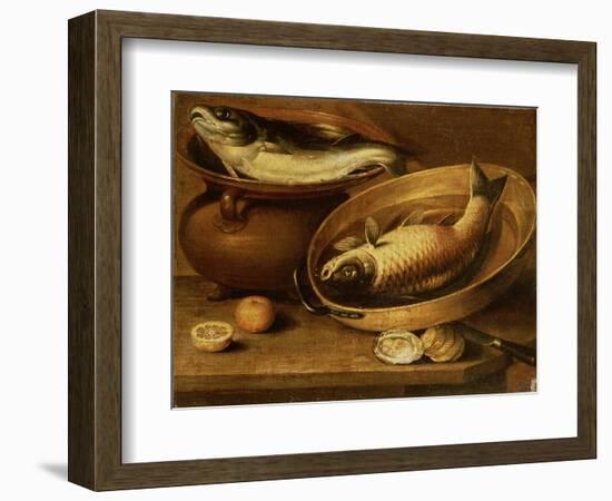 Still Life of Fish and Lemons-Clara Peeters-Framed Giclee Print