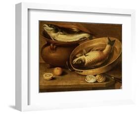 Still Life of Fish and Lemons-Clara Peeters-Framed Giclee Print