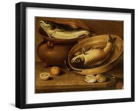 Still Life of Fish and Lemons-Clara Peeters-Framed Giclee Print