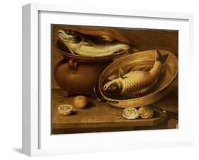 Still Life of Fish and Lemons-Clara Peeters-Framed Giclee Print